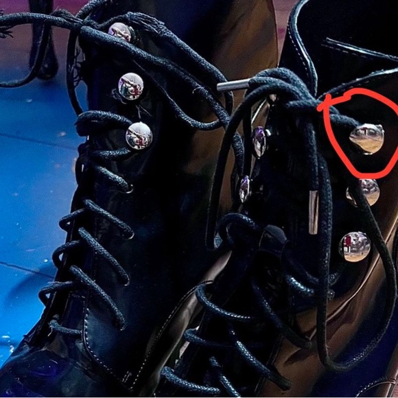 Christian Dior Patent Leather Combat Boots size 38/8! - Picture 8 of 8